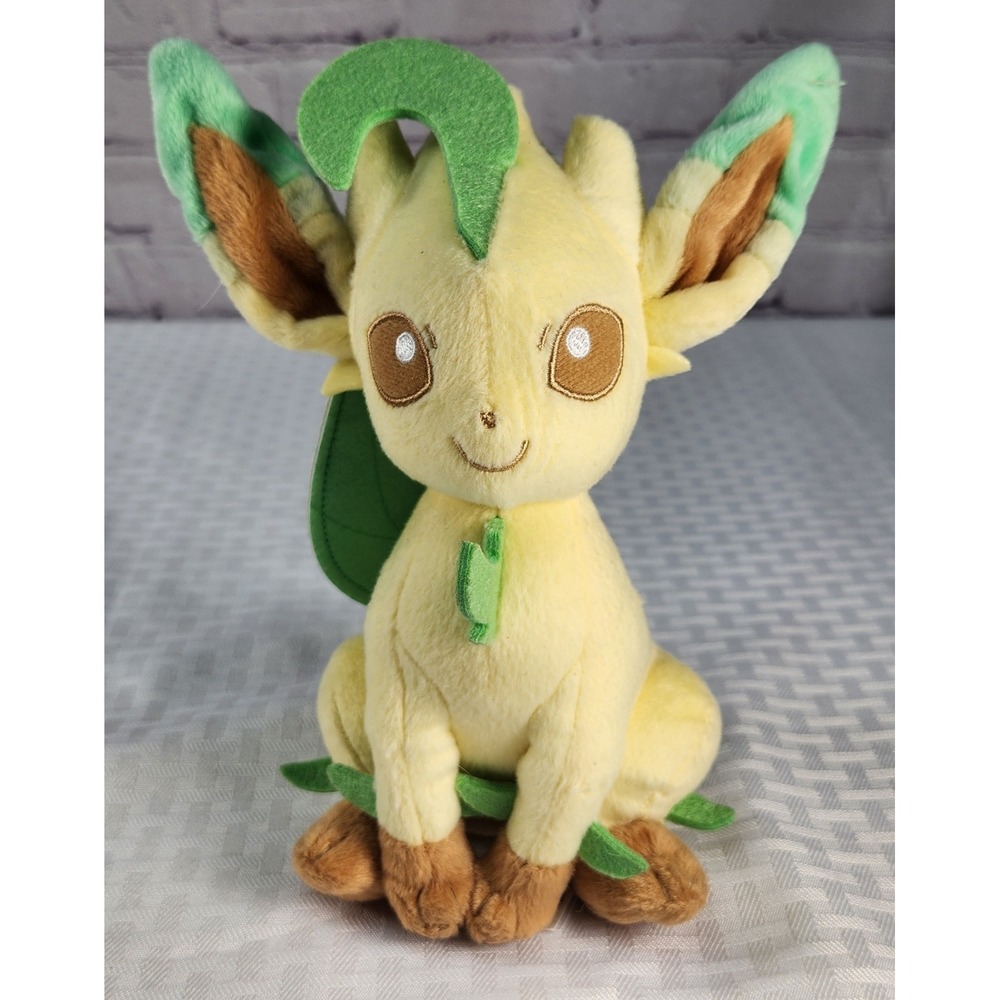 Pokemon Leafeon Plush Stuffed Animal New!